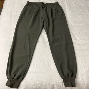 Joie Dark Green Joggers Medium Like New